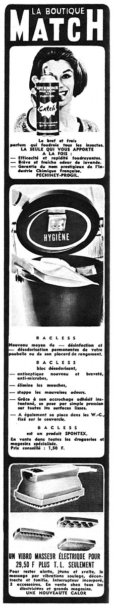 Advert Boutique Match 1963