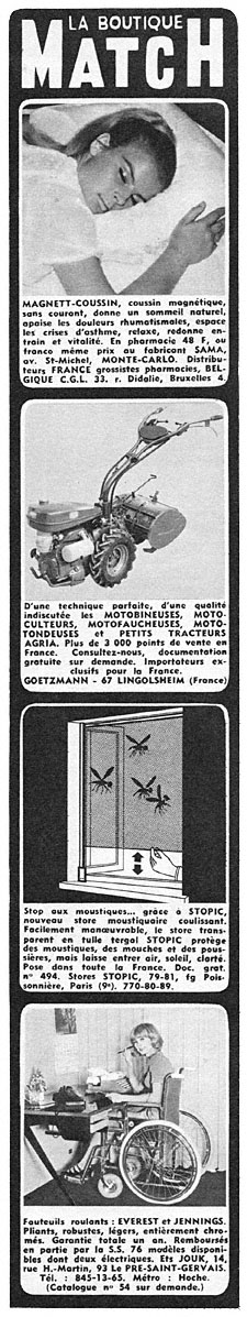 Advert Boutique Match 1967