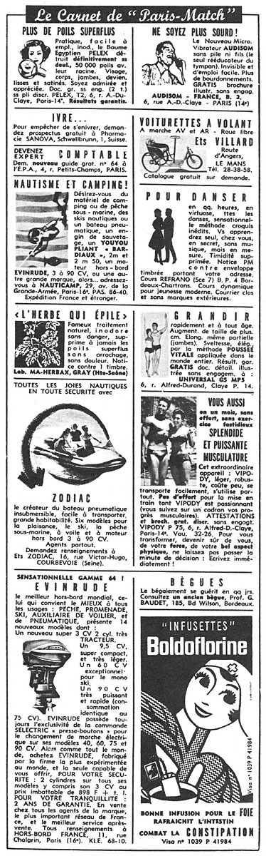 BrandCarnets Match 1964