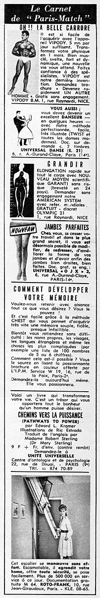 BrandCarnets Match 1964