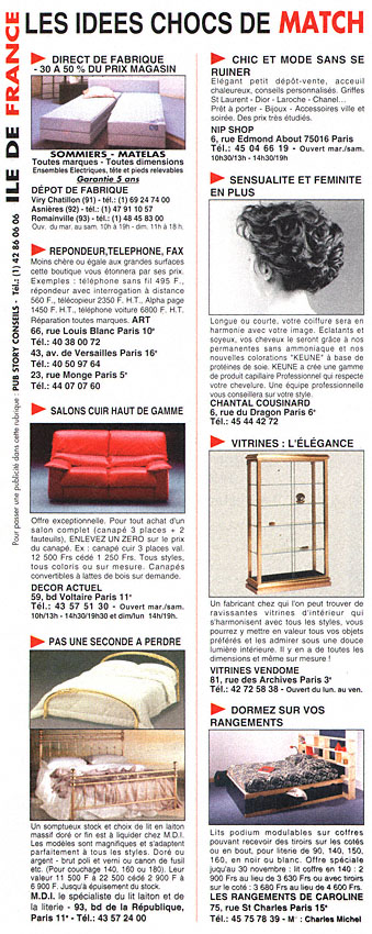 Advert IdeesChoc 1992