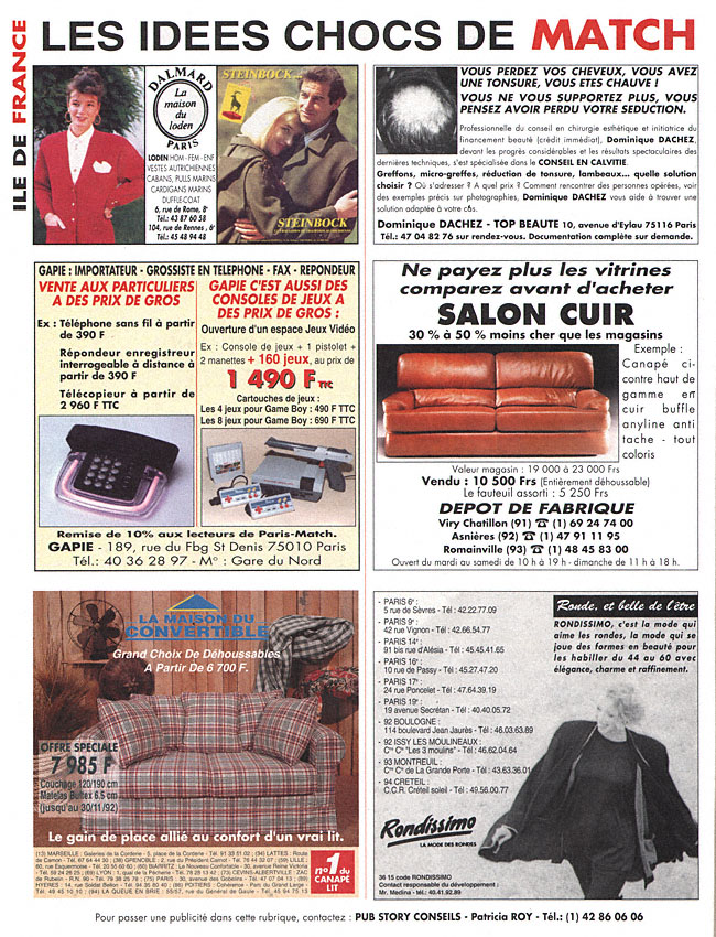 Advert IdeesChoc 1992