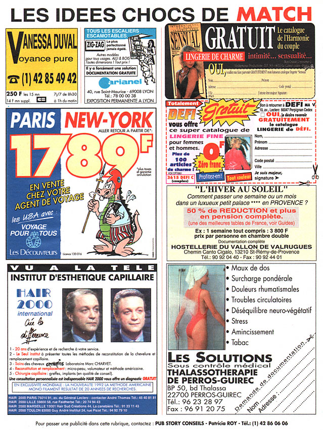 Advert IdeesChoc 1992