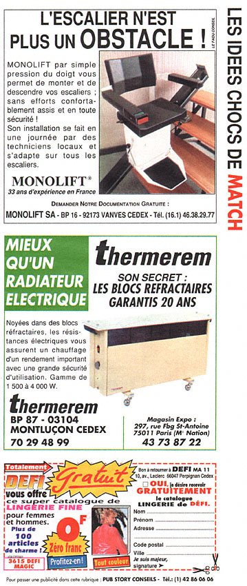 Advert IdeesChoc 1993