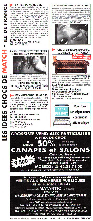 Advert IdeesChoc 1993