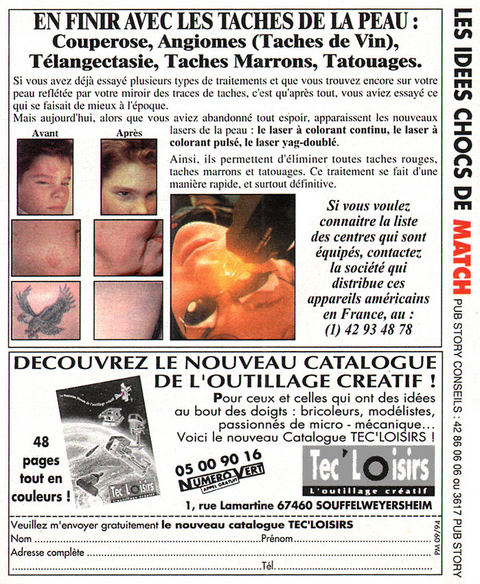Advert IdeesChoc 1994