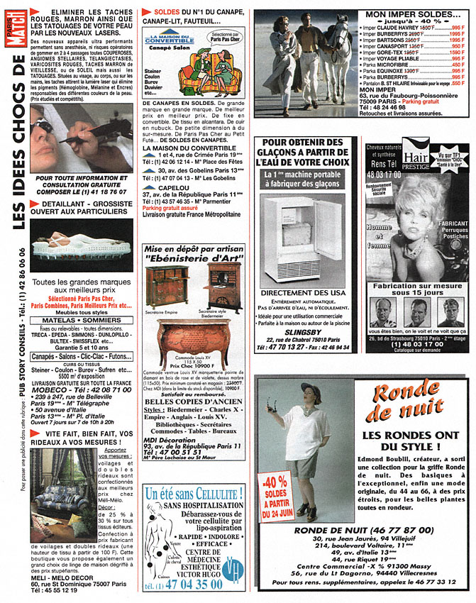 Advert IdeesChoc 1996