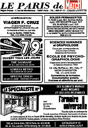 BrandParis de Match 1985