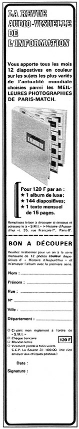 Advert Photos Match 1970