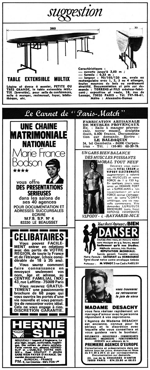 Advert Suggestions 1975