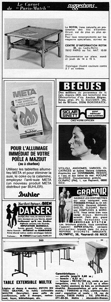 Advert Suggestions 1977