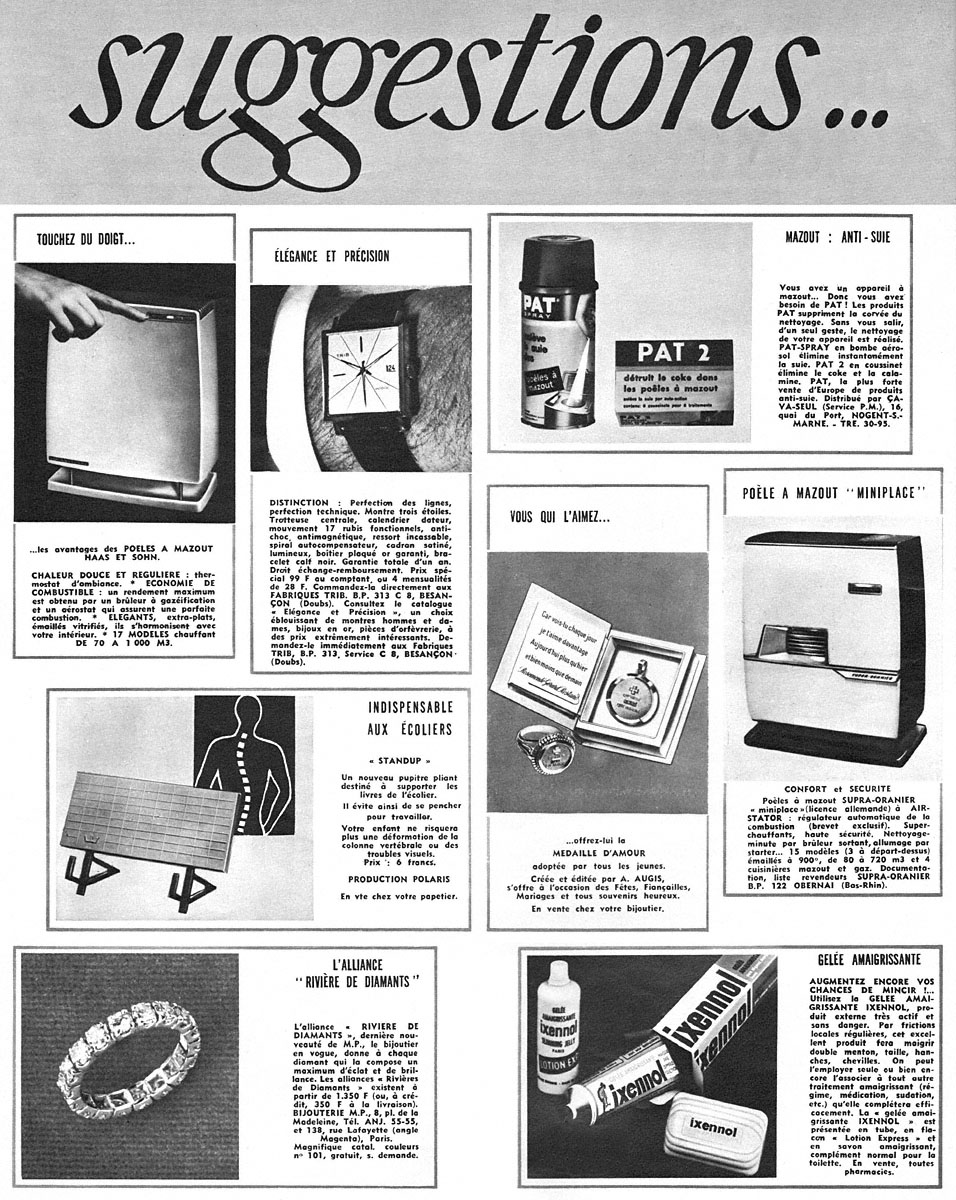 Advert Suggestions 1965