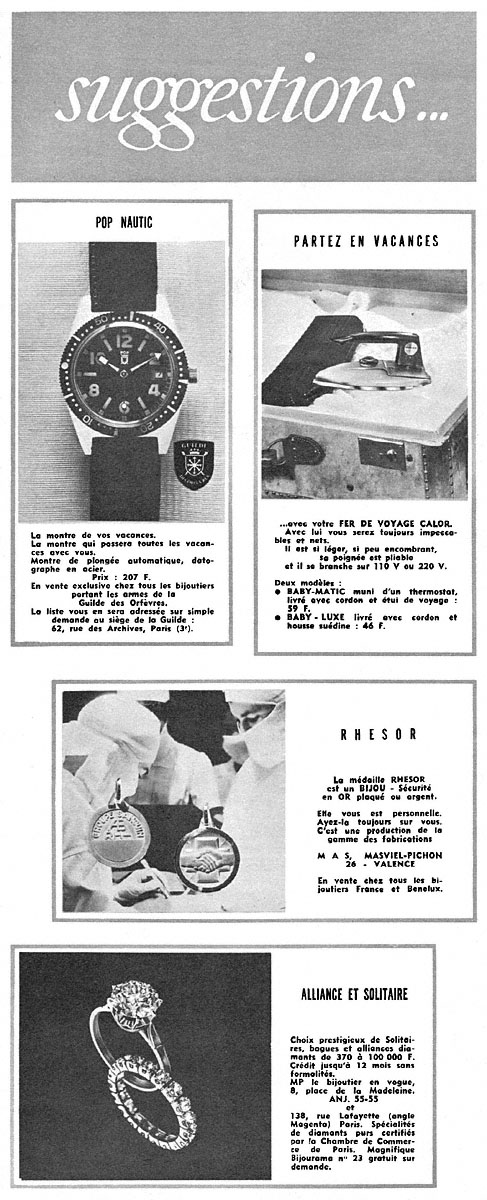 Advert Suggestions 1967