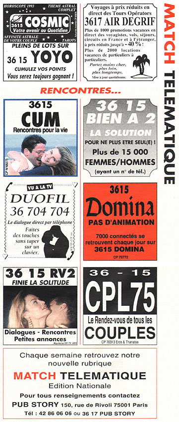 Advert Telematique 1993