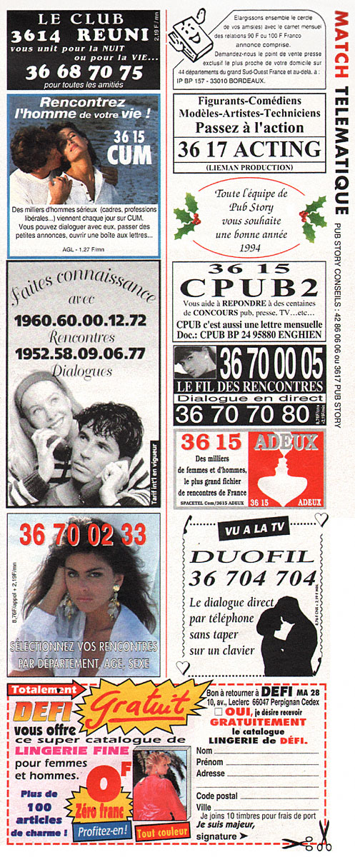 Advert Telematique 1994