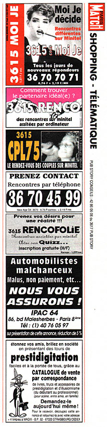 Advert Telematique 1995