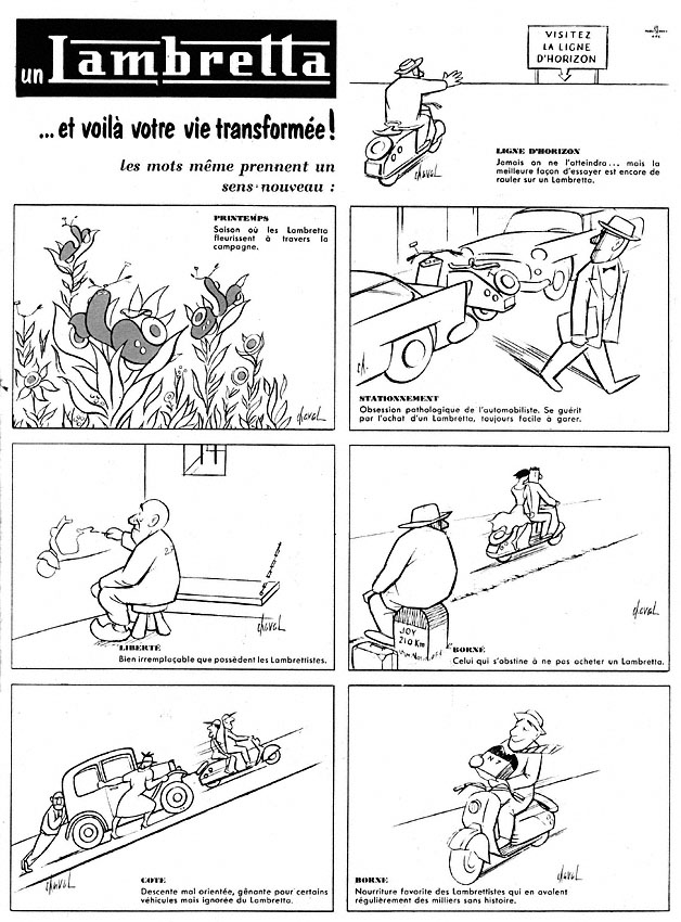 Advert Lambretta 1957