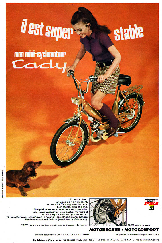 Advert Motobecane 1968