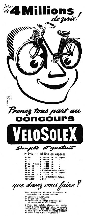 Advert Solex 1957