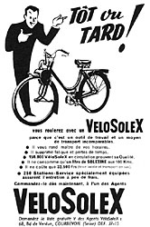 Advert Solex 1950