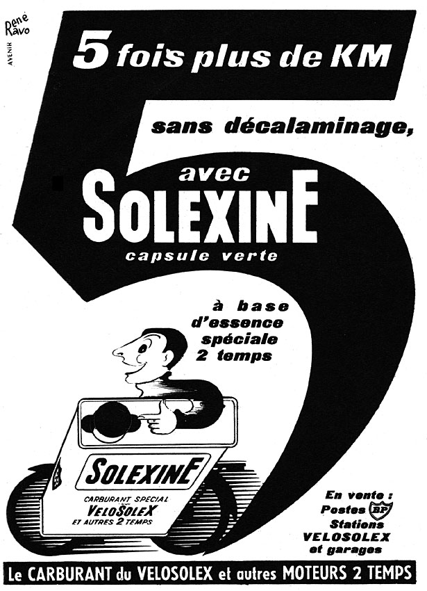 Advert Solexine 1956