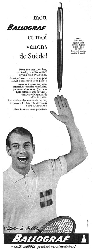 Advert Ballograf 1961