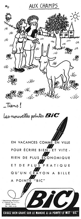 Advert Bic 1951