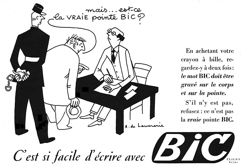 Advert Bic 1952