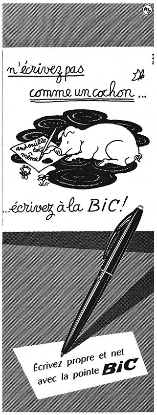 Advert Bic 1954