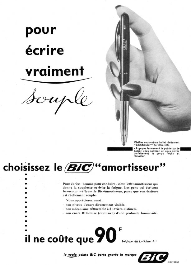 Advert Bic 1958