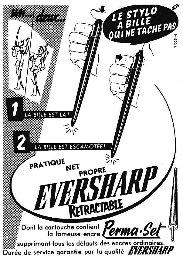 Advert Eversharp 1953