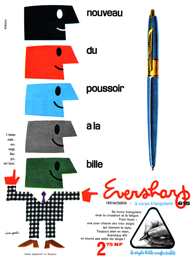 Advert Eversharp 1960