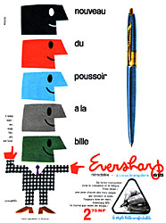 Advert Eversharp 1960