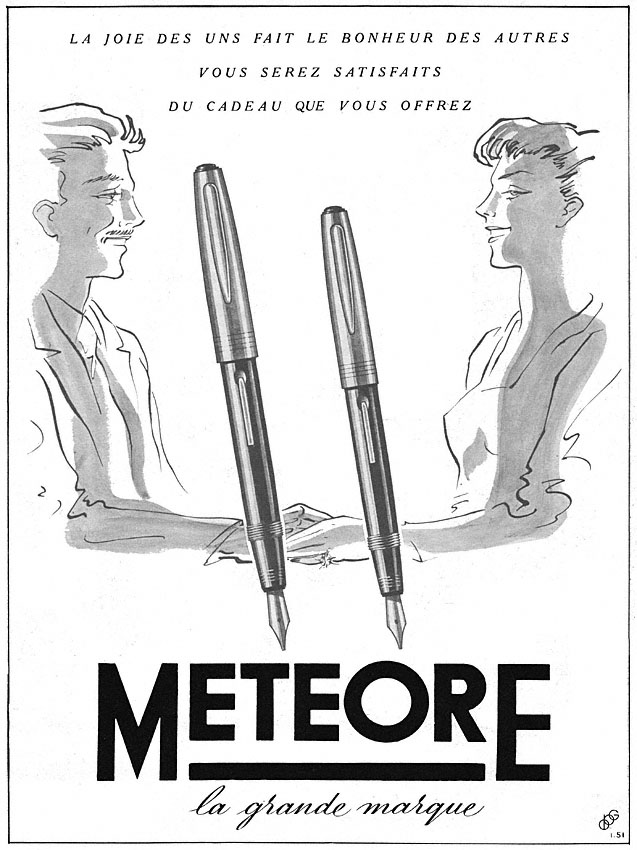 Advert Meteore 1951