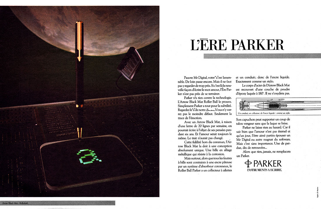 Advert Parker 1983