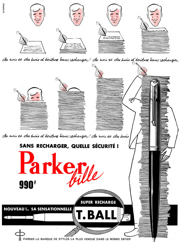 Advert Parker 1959