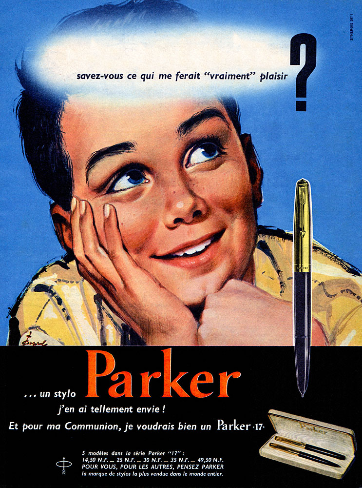 Advert Parker 1960