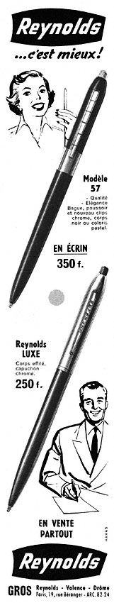 Advert Reynolds 1957