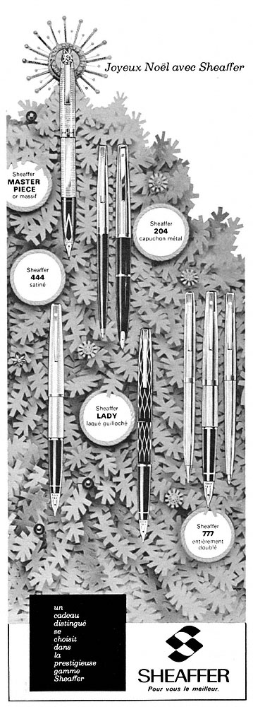 Advert Sheaffer 1969