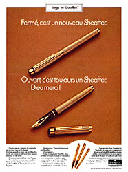 Advert Sheaffer 1977