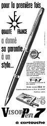Advert Visor Pen 1962