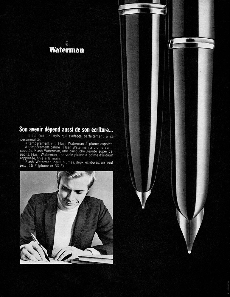 Advert Waterman 1968