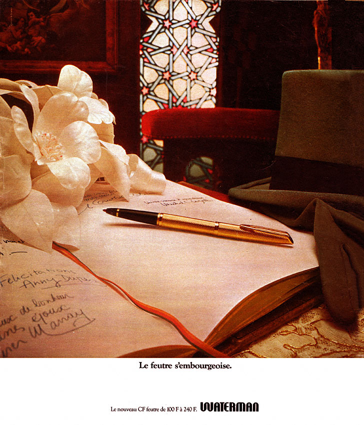 Advert Waterman 1975