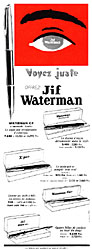 Advert Waterman 1957