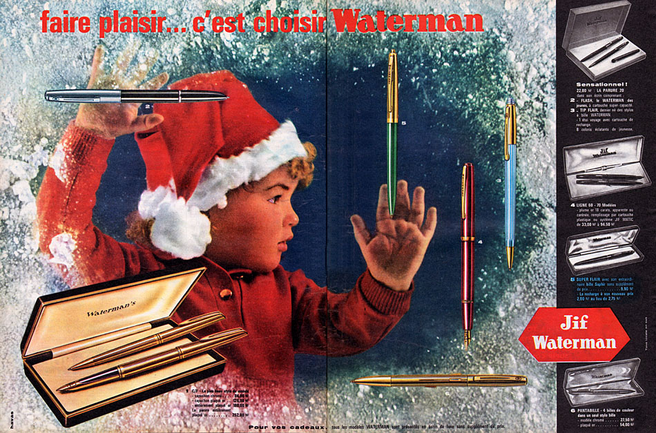 Advert Waterman 1961