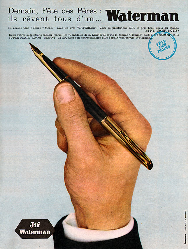 Advert Waterman 1962