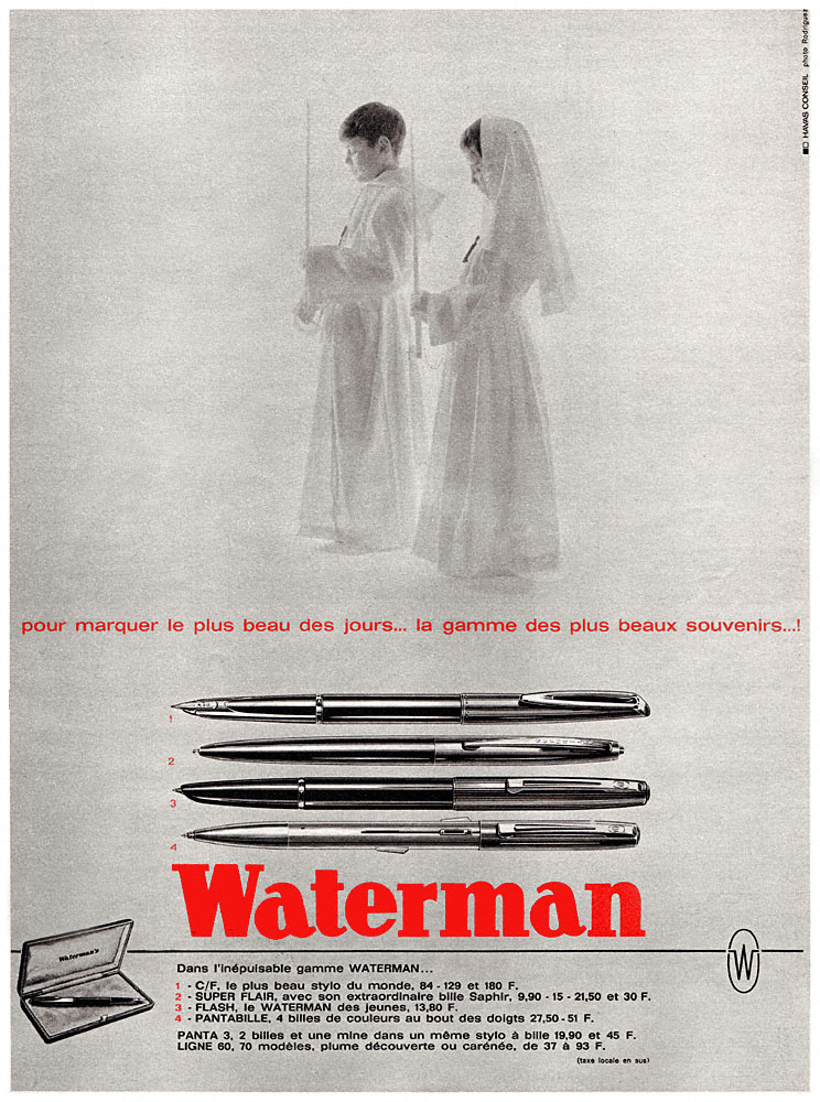 Advert Waterman 1964