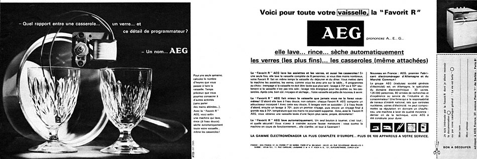 Advert Aeg 1965