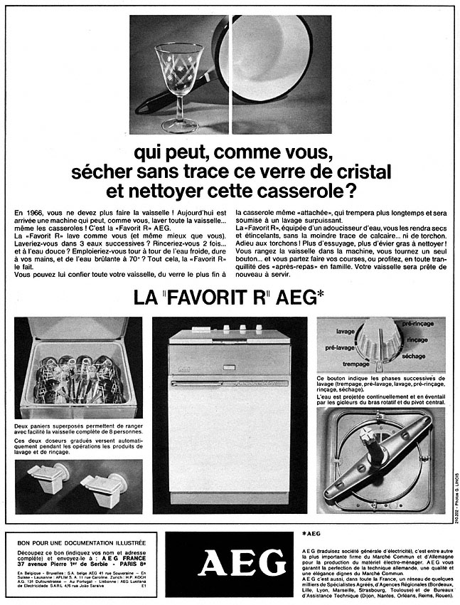 Advert Aeg 1966