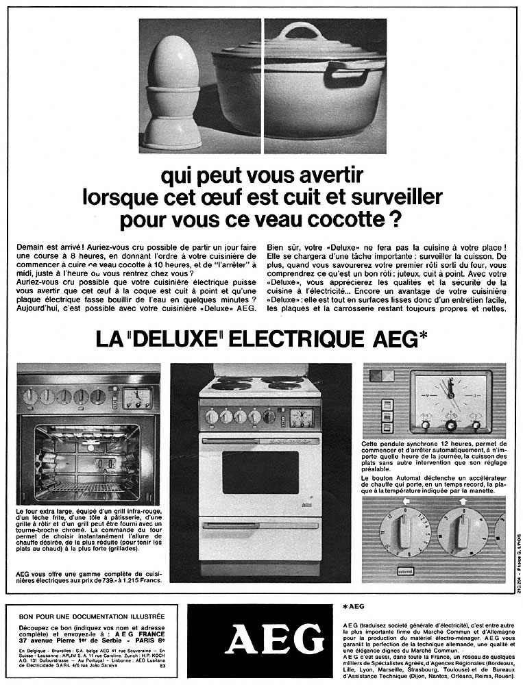Advert Aeg 1966